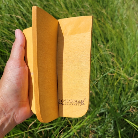 1996 Longaberger Utensil ~ Spoon Basket with Wood  Insert ~ Cottage! ~ - Picture 14 of 16